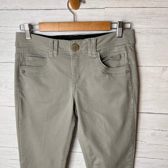 Democracy Jeans Womens Size 4 Gray Ab Technology Denim Cotton Blend Neutral - Picture 6 of 16